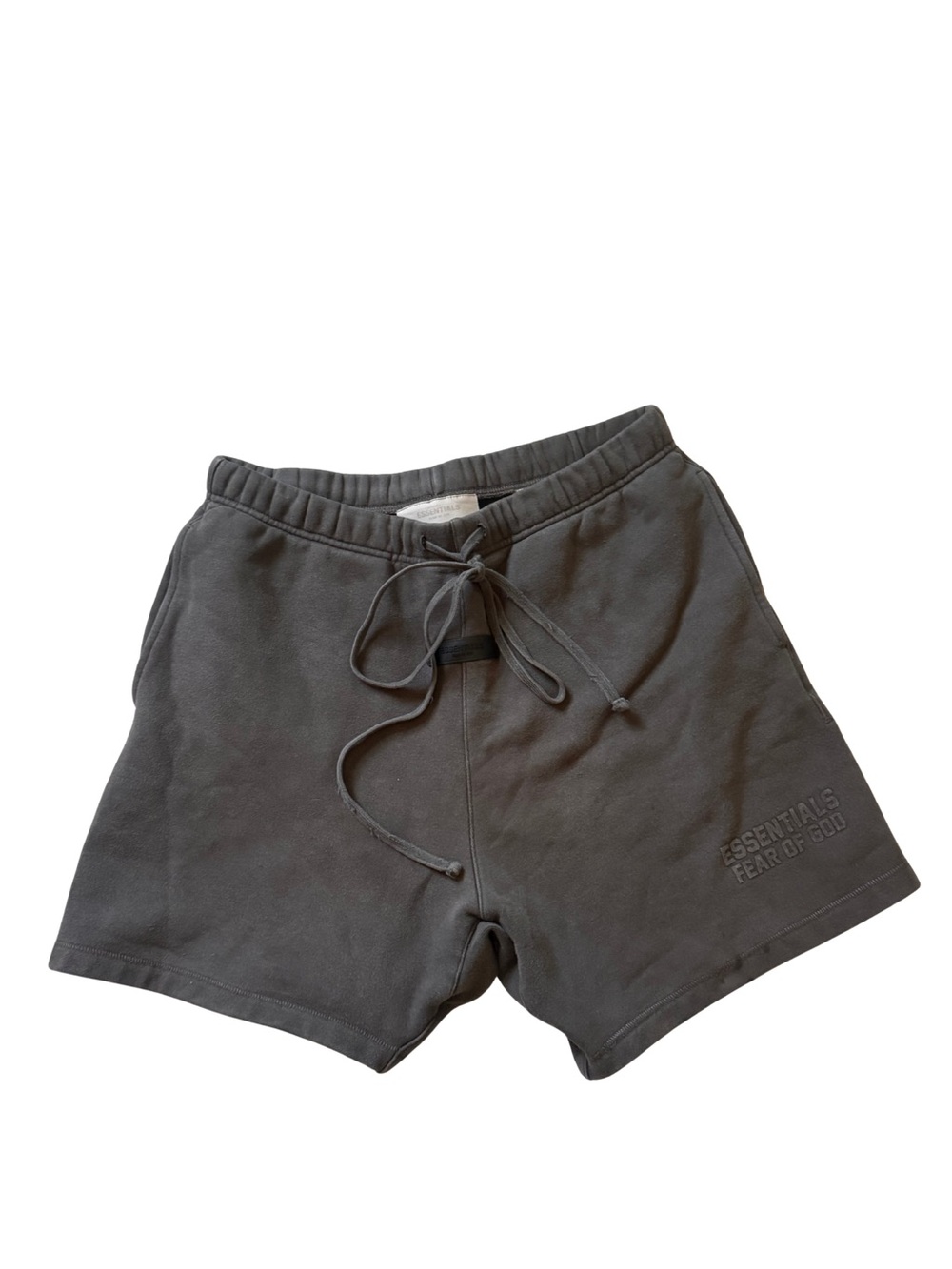 Fear of God Essentials Shorts Size Medium Gray Fleece Sweat Shorts FOG